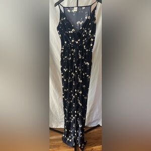 Kaileigh Blue Floral Skirt